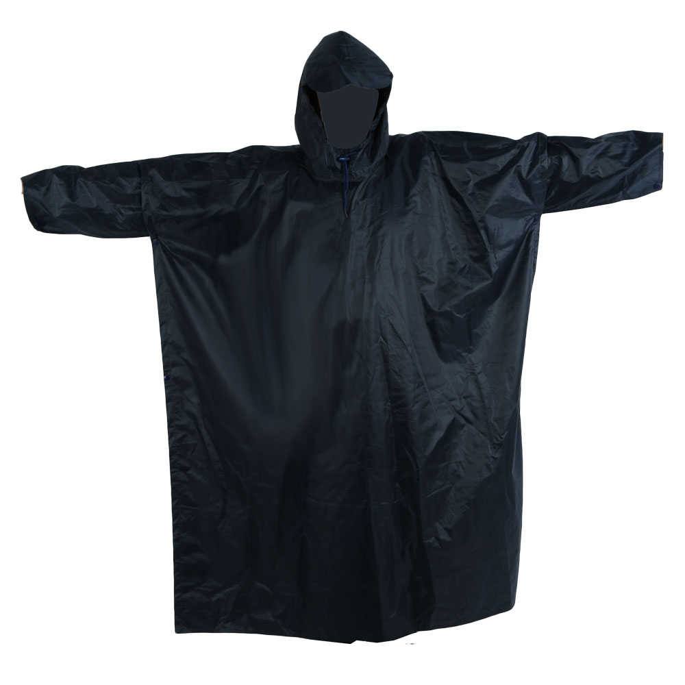 [HCM]Áo mưa cánh dơi 1 đầu vải dù size 1m4 ( xanh đen)