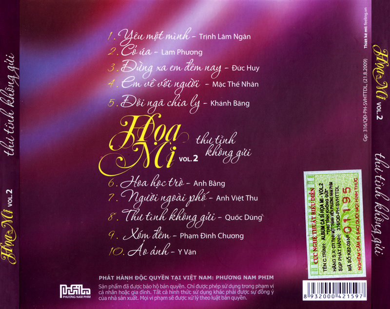 Hoạ Mi - Thư Tình Không Gửi