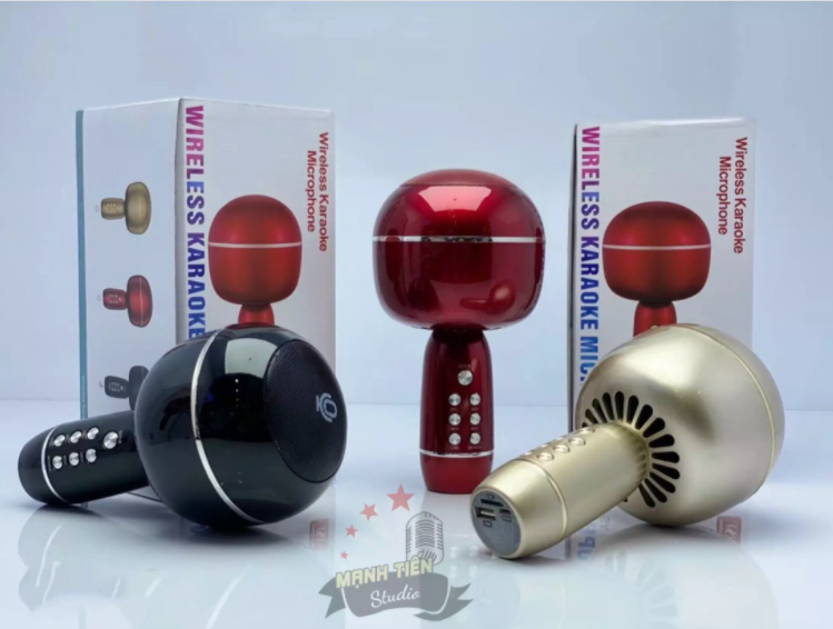 [HCM][ HOT 2021 ] Micro Karaoke Không Dây Micro Karaoke Âm Thanh Tích Hợp Micro Hát Karaoke Chuyên Dụng Âm Thanh Chuẩn Kích Thước Nhỏ Gọn Tiện Dụng 3in1 Tích Hợp Loa Bluetooth Bảo Hành 12 Tháng