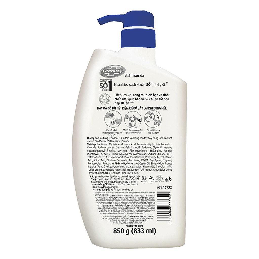 [HCM]Sữa Tăm Lifebouy Chai 850ml Chăm Sóc Da