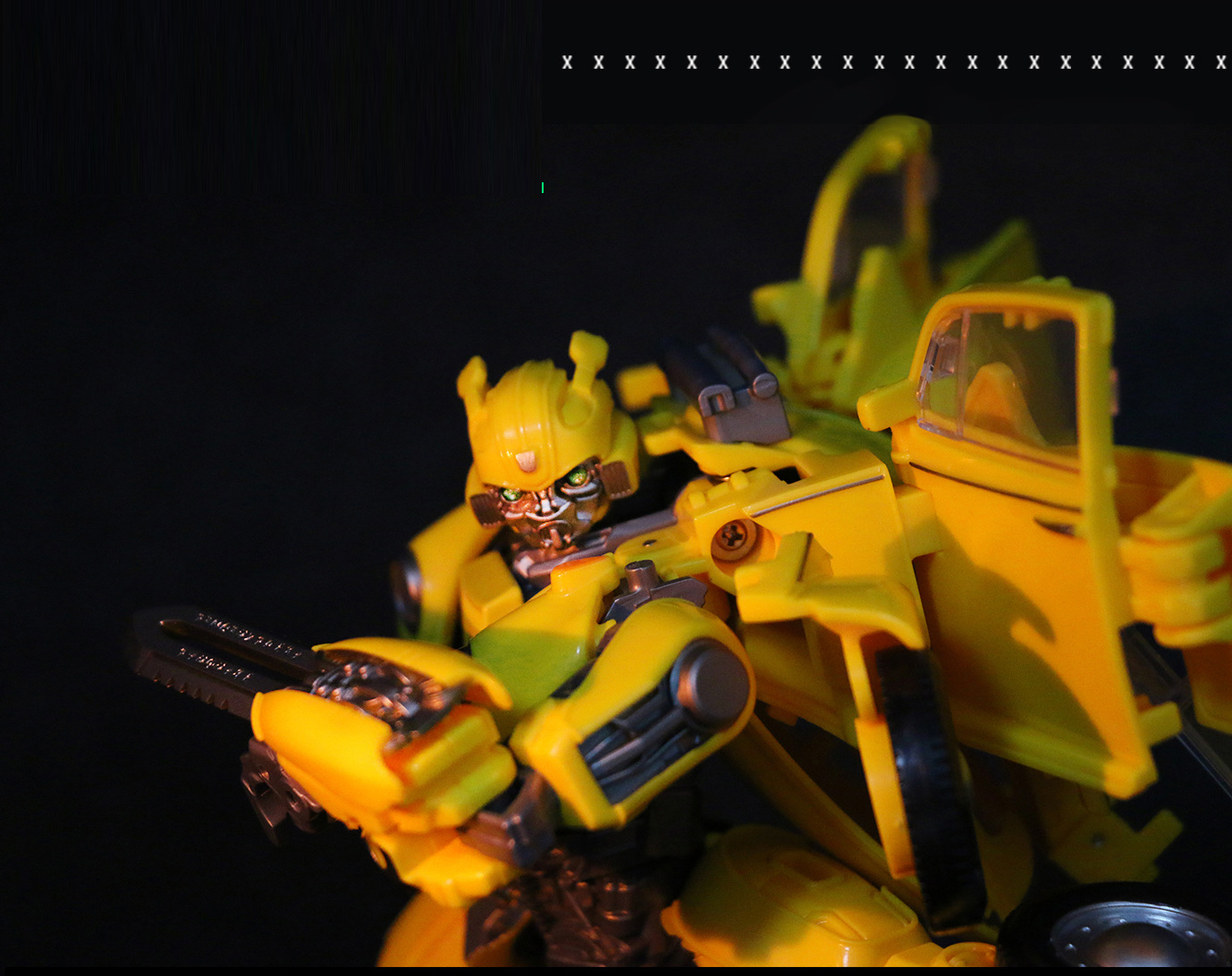 Mô hình transformer black mamba figure bumblebee h6001-3 studio se oversize bmb 21cm