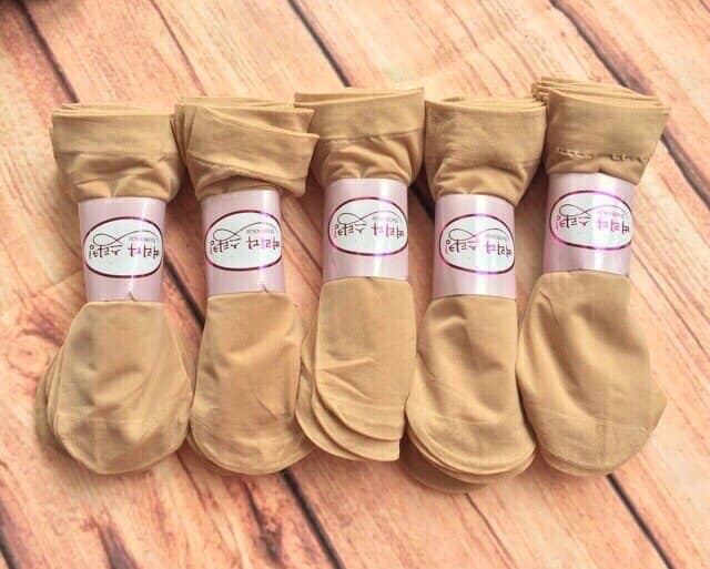 Set 10 đôi tất da mỏng, thoáng khí