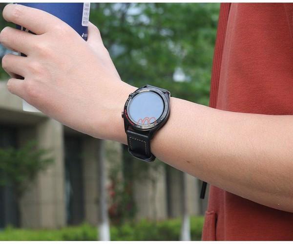 Dây da 2 lớp Huawei Watch GT 2 hiệu Sikai