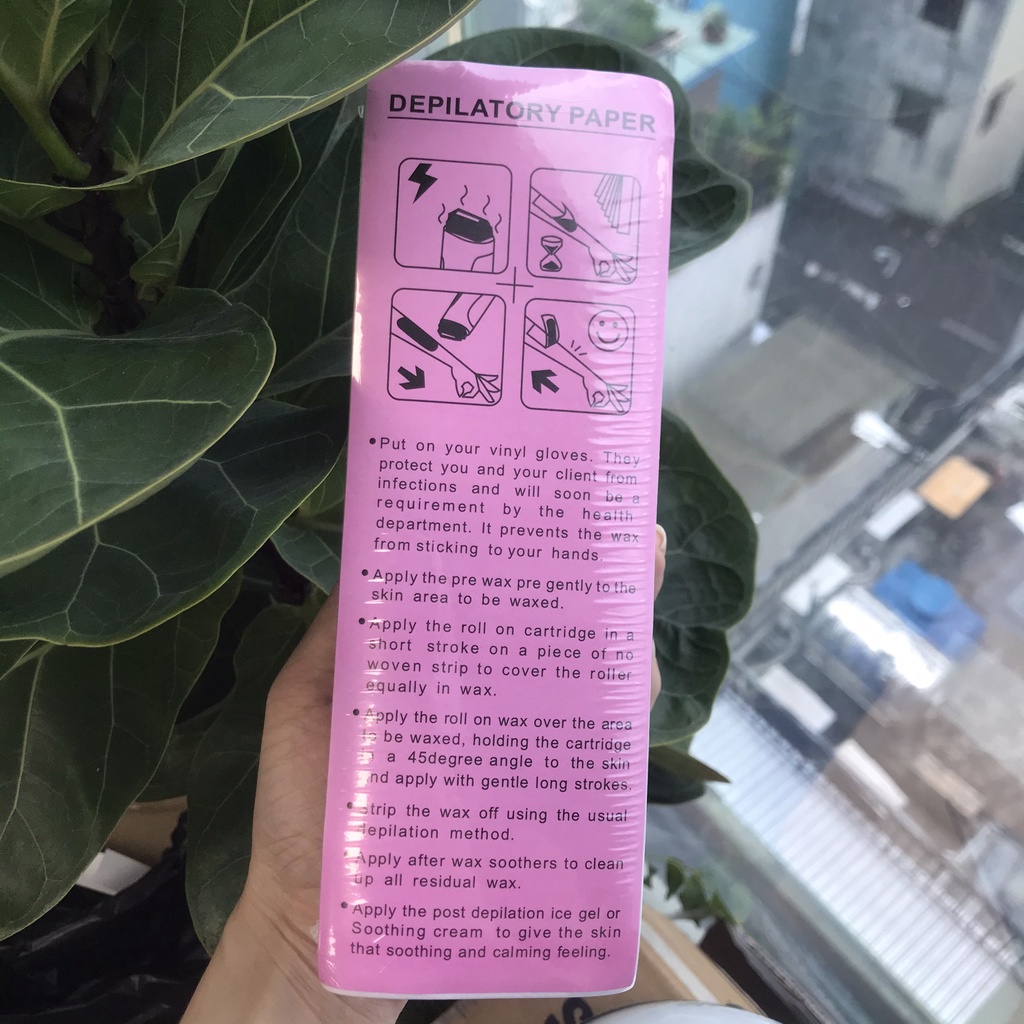 100 tờ Giấy Wax Lông Depilatory Paper (hàng Có sẵn)