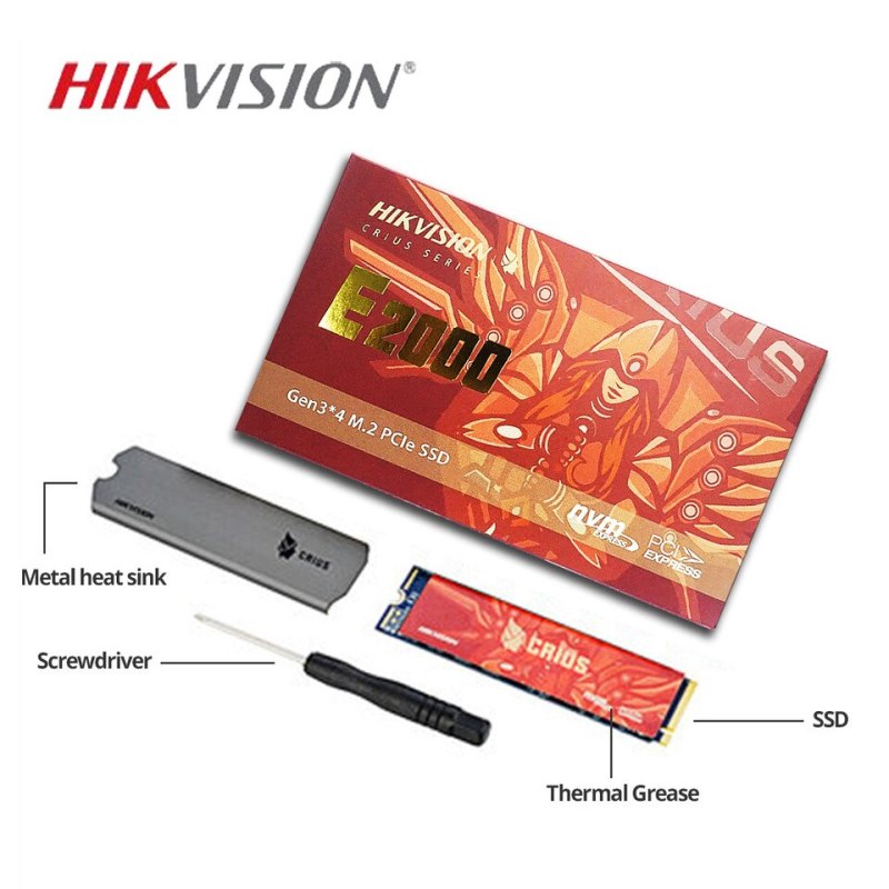 Bảng giá Ổ Cứng SSD Hikvision E2000 256GB/512GB Chuẩn M.2 NVMe PCIe Gen 3×4 - Hàng Chính Hãng Phong Vũ