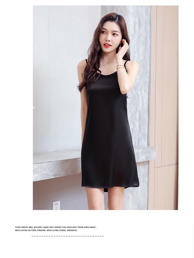 [PILA FASHION] ĐẦM NGỦ HAI DÂY DỄ THƯƠNG - AP085