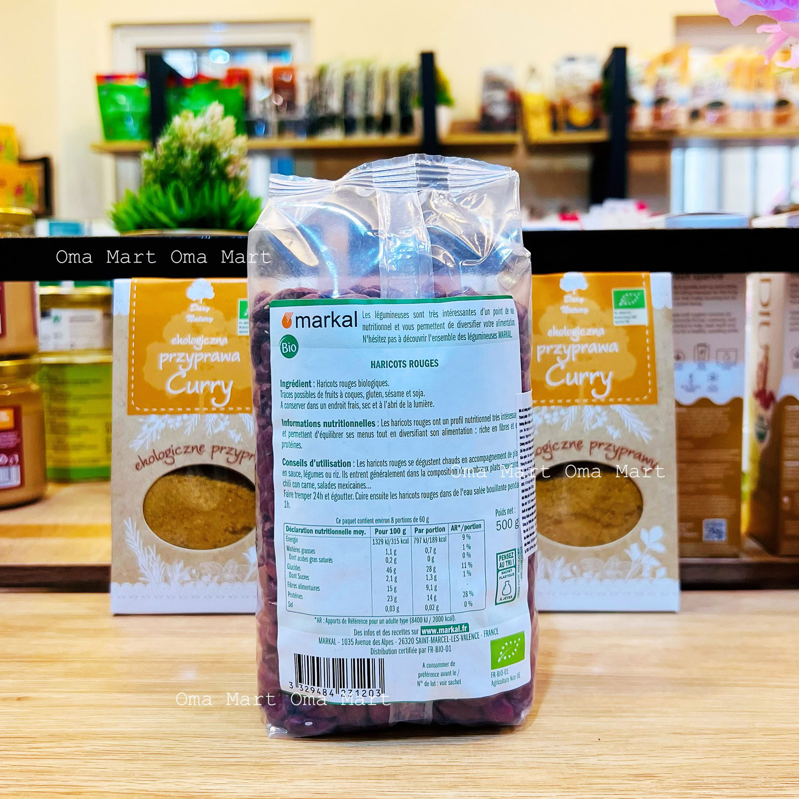 Đậu Đỏ Hữu Cơ Kidney (Đậu thận) Markal 500g