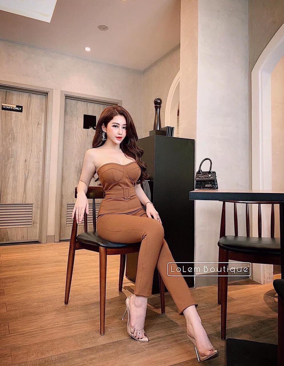 jumpsuit dài cúp ngực umi-QH