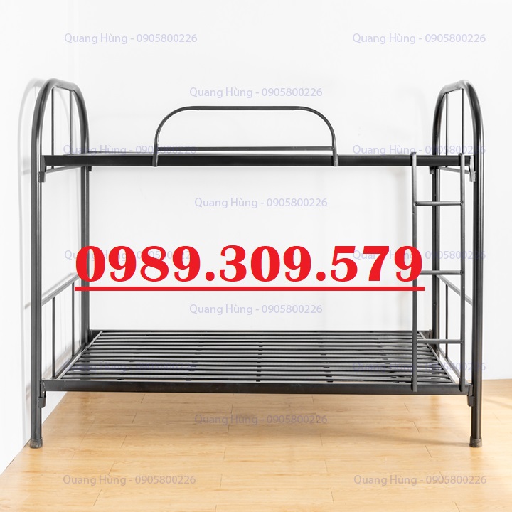 [HCM]GIƯỜNG TẦNG SẮT MÀU ĐEN NGANG 1M2
