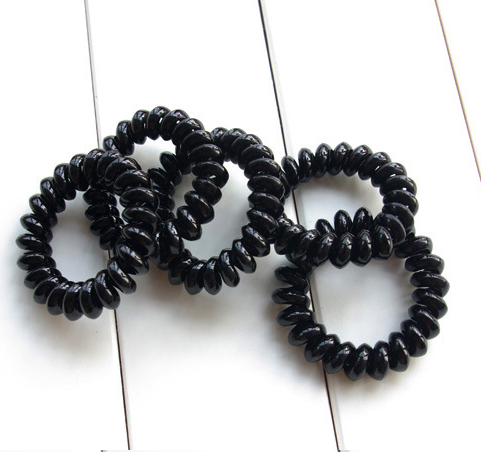 (Combo 3)  Dây Cột Tóc Dạng LÒ XO Size Lớn 5.5cm Đen P113