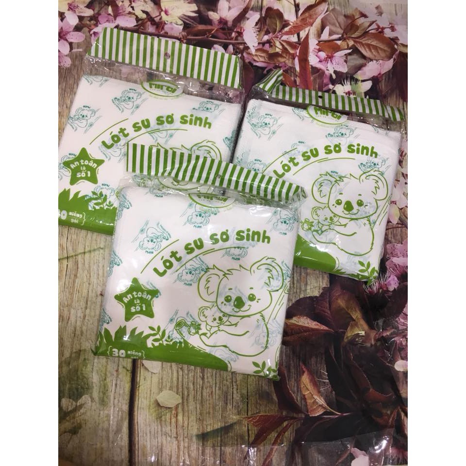 Miếng lót sơ sinh mipbi - bịch 30 miếng
