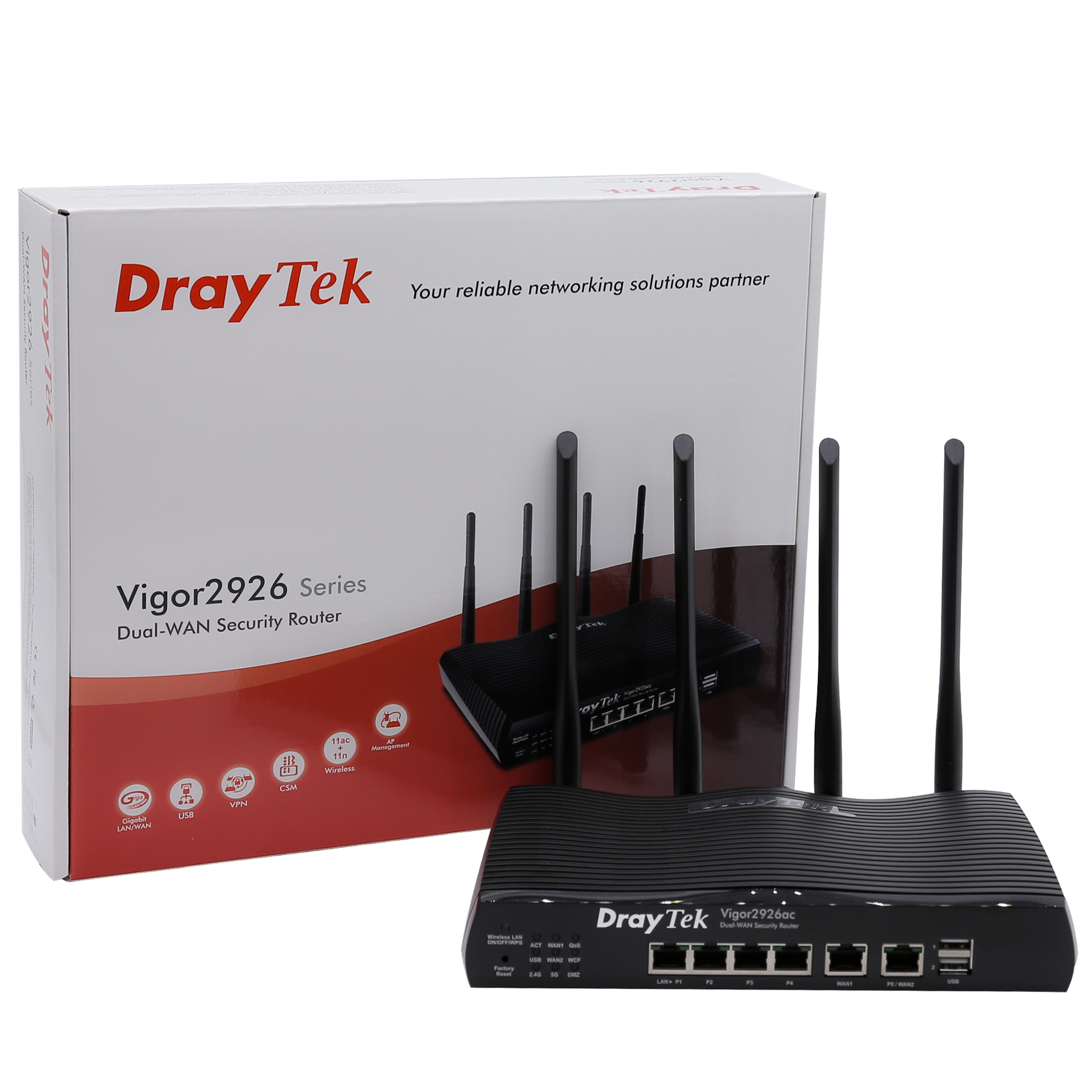 [HCM]Thiết bị mạng router wifi Draytek Vigor2926ac