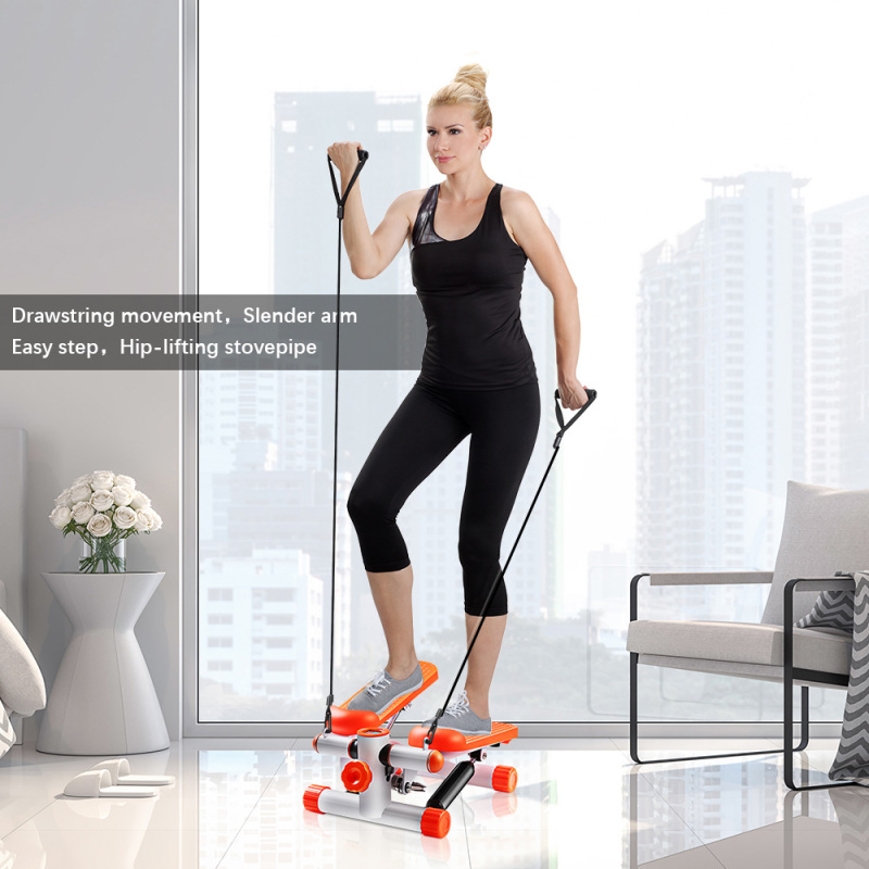OneTwoFIt Máy tập thể dục đi bộ đa chức năng LCD (có điện trở) tập thể dục đùi và eo nhỏ