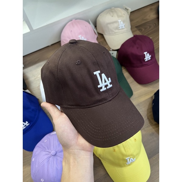 Mũ lưỡi trai m l b unisex, mũ lưỡi trai hàn quốc la nhiều màu