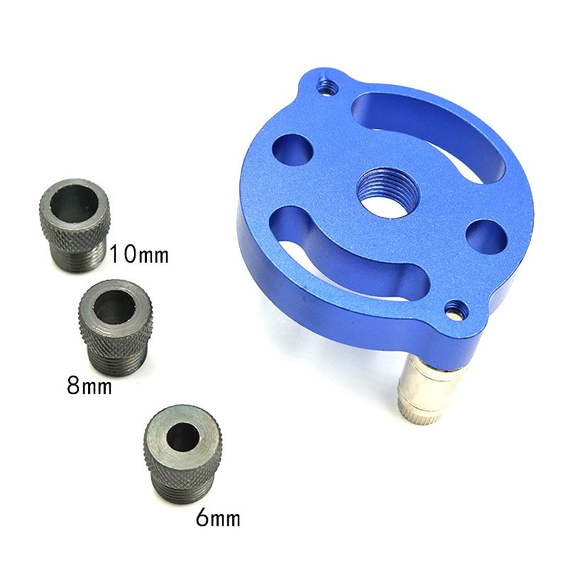 Tấm cữ khoan chốt gỗ 6 8 10mm - tự định tâm