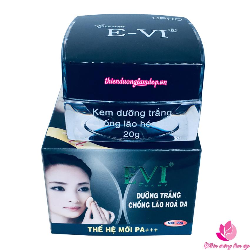 Kem dưỡng trắng, Chống lão hóa da E-VI (20g)