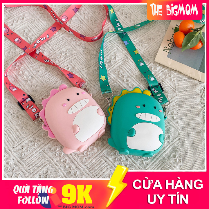 Túi Đeo Chéo Khủng Long Cute Đựng Lì Xì Cho Bé