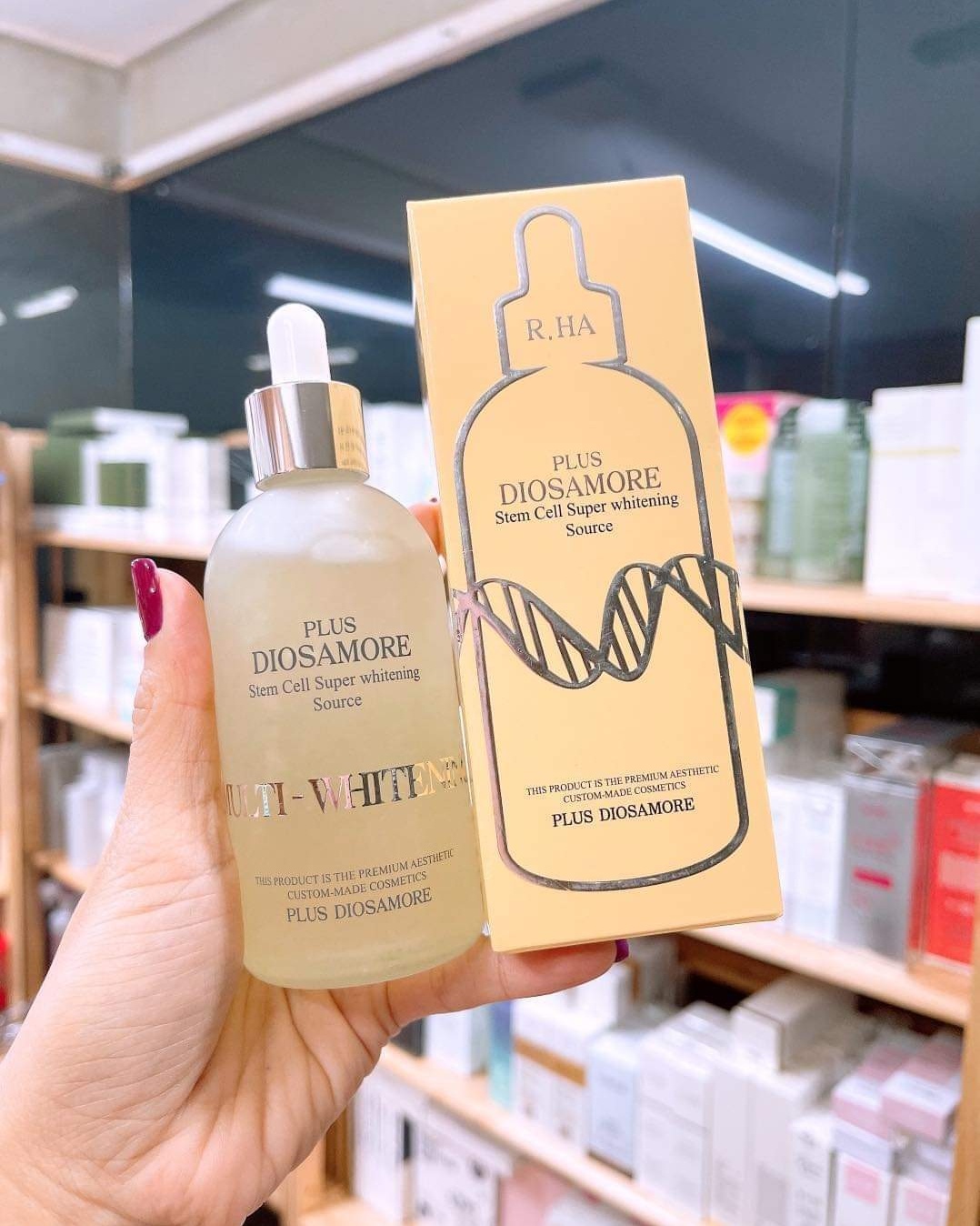 [Hoàn Tiền 8%]Tế Bào Gốc Dưỡng Trắng Plus Laksmira Stem Cell Super Whitening Source ( chai 100ml) Mẫu Mới