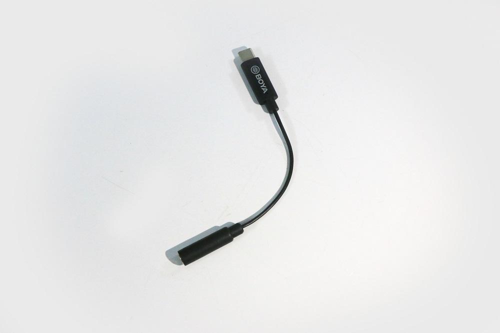 Dây cáp chuyển đổi cổng 3.5mm TRRS sang jack type-C BOYA BY-K4 (FB684)