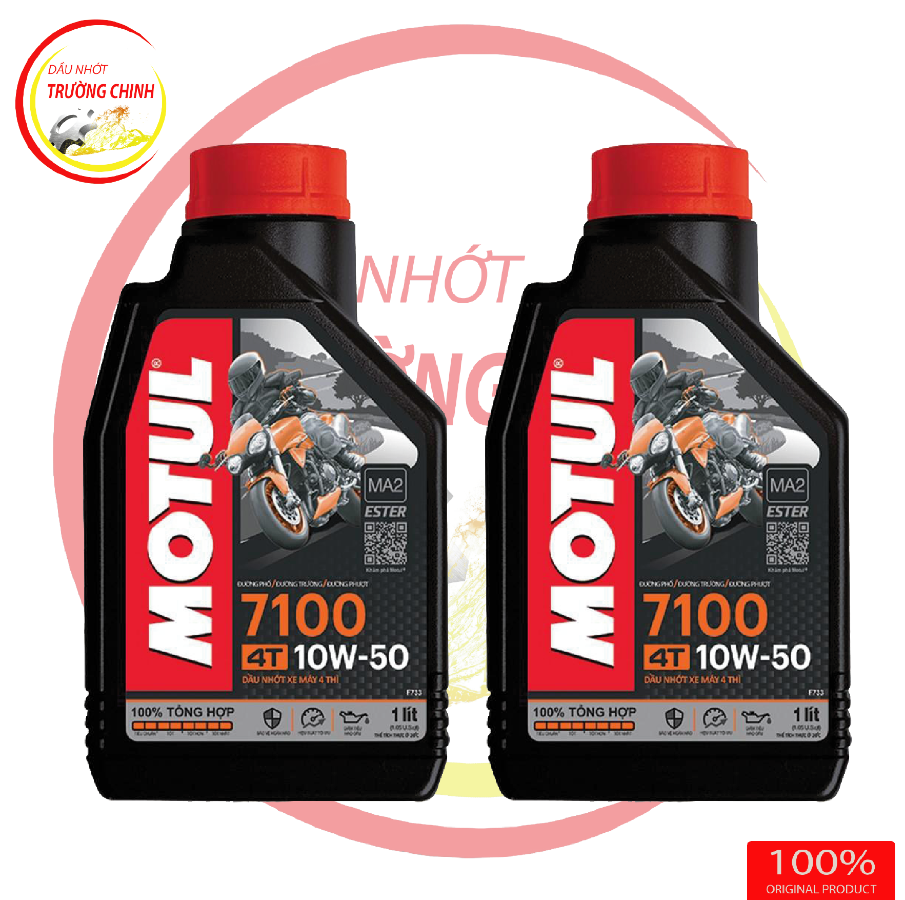Nhớt Motul 7100 10W50 dành cho xe số xe côn