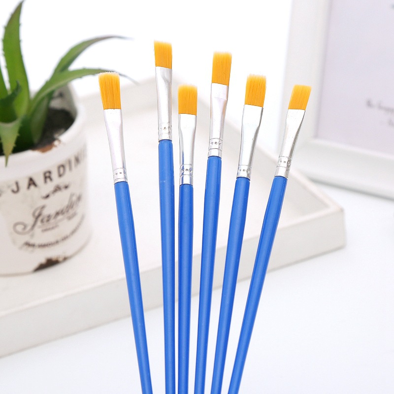 10 cây cọ vẽ màu nước ( cọ bản) cho bé