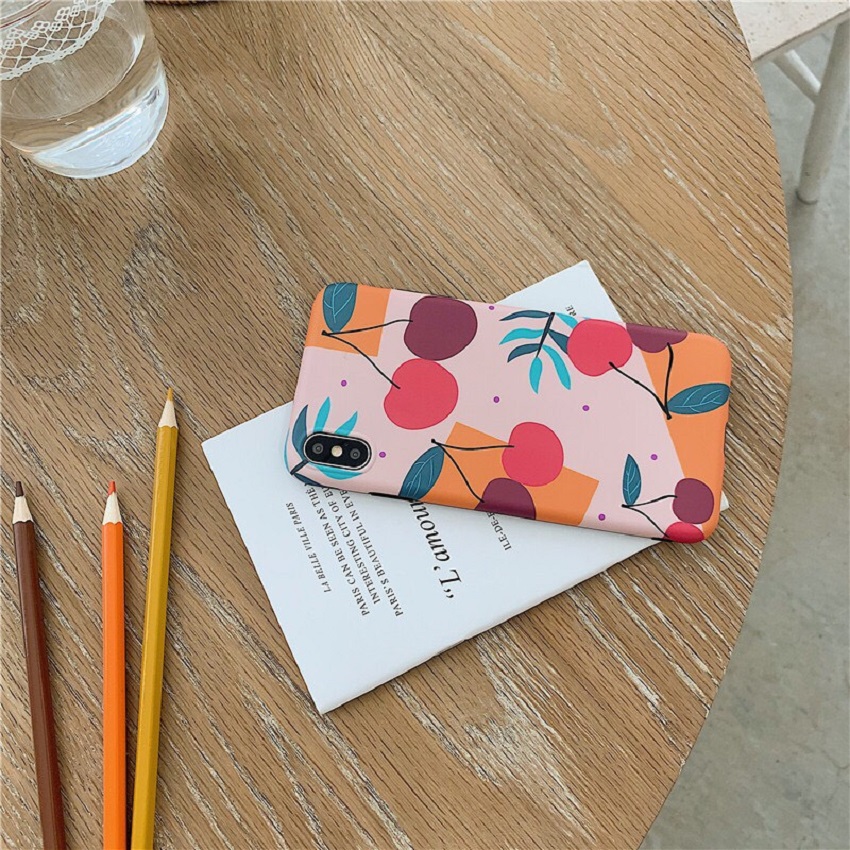 Ốp lưng iphone cao cấp full viền ốp silicon cherry dành cho iphone6/ iphone 6 plus/ iphone 7/ iphone 7plus/ iphone 8/ iphone 8plus/ iphone X/ iphone Xs max/ iphone 11/ iphone 11 pro/ iphone 11 pro max