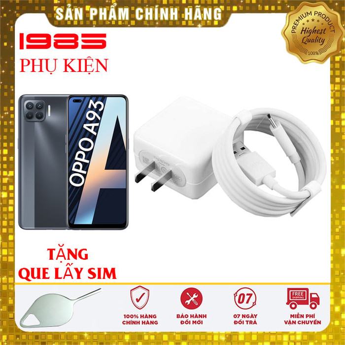 Bộ sạc nhanh cho oppo a93 chính hãng