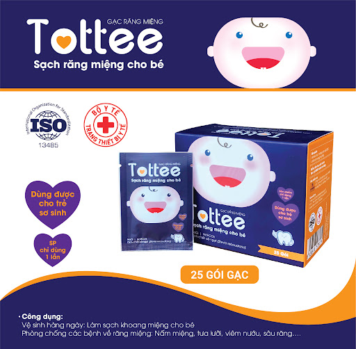 Gạc Rơ Lưỡi Tottee (30 gói/ hộp)