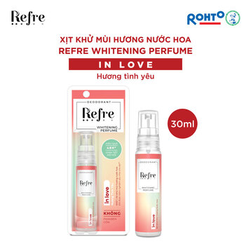 Xịt Khử Mùi Refre Whitening Perfume 30ml Deodorant Whitening Perfume Mist