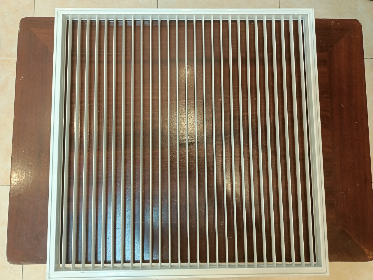 Cửa gió hồi 600x 600 nan đơn nan bầu dục, miệng gió nhôm miệng gió điều hoà âm trần cửa gió vuông nan gió điều hoà miệng gió nán thẳng