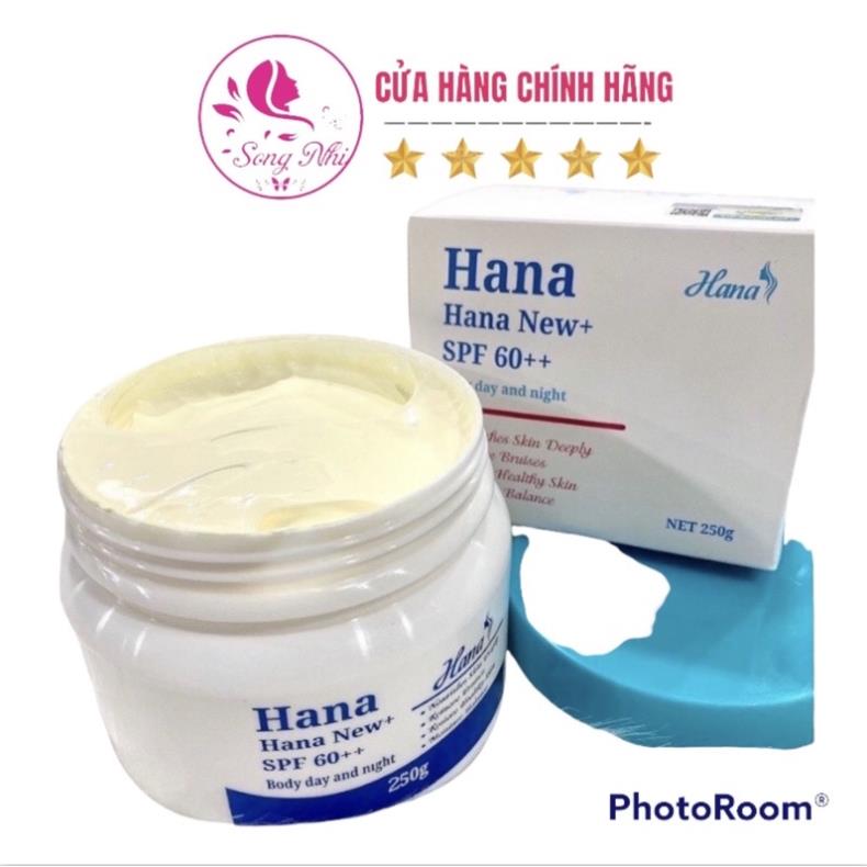 Kem body hana mẫu mới hana new spf 60+