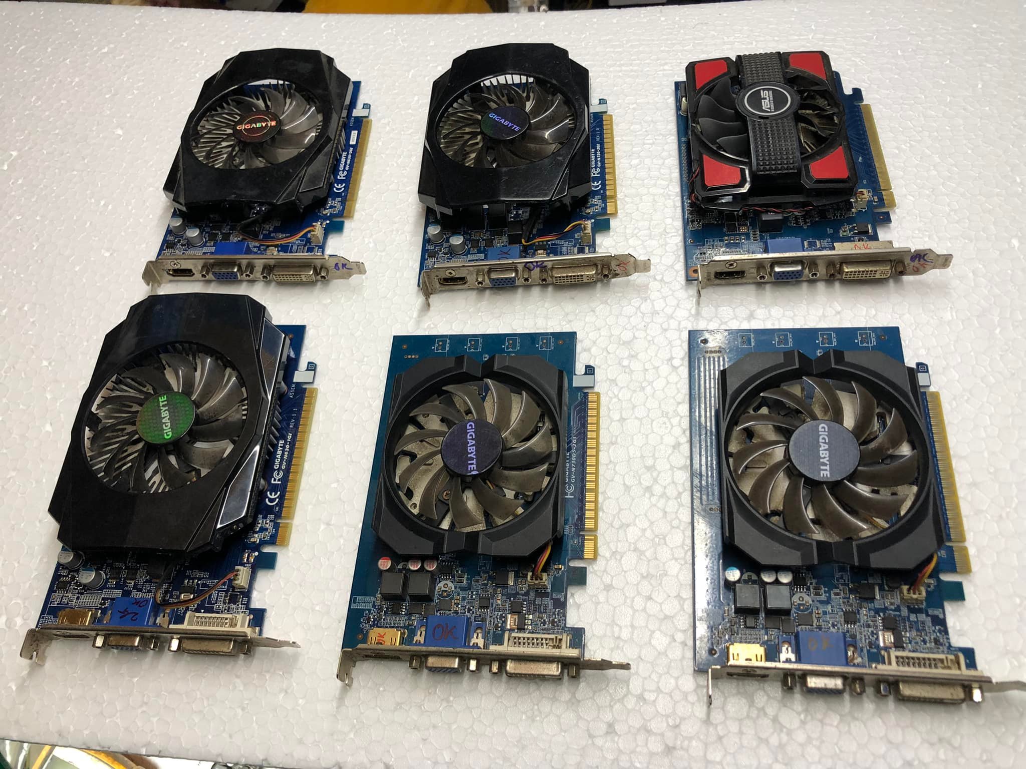 Card màn hình vga giga 730 2g ddr3 và ddr5 đã test kĩ
