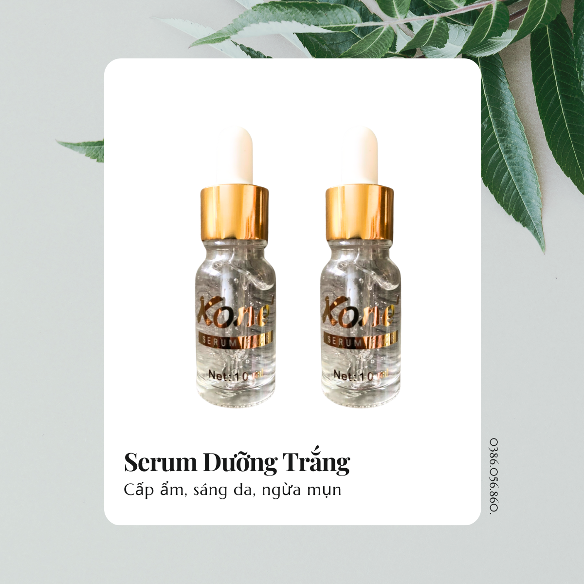 Serum dưỡng trắng da đa năng Kon.e Thái Lan, (10ml)