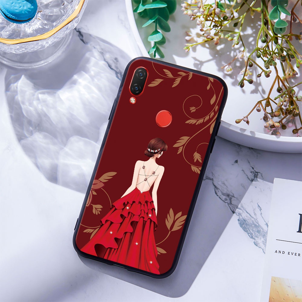Ốp lưng Huawei Nova 2i, Nova 3i, Nova 3e cô gái dễ thương