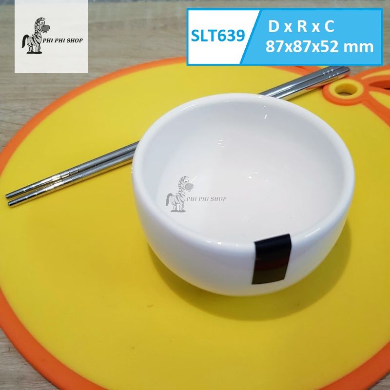 Chén dĩa sứ Lock&Lock đựng nước chấm gia vị dòng Casa Zen