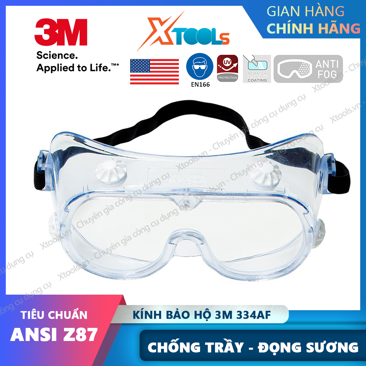 Goggles anti-chemical 3m 334af eye glasses anti-UV, anti-dust, scratches, protect eyes, wear be myopic [XTools] [xsafe]