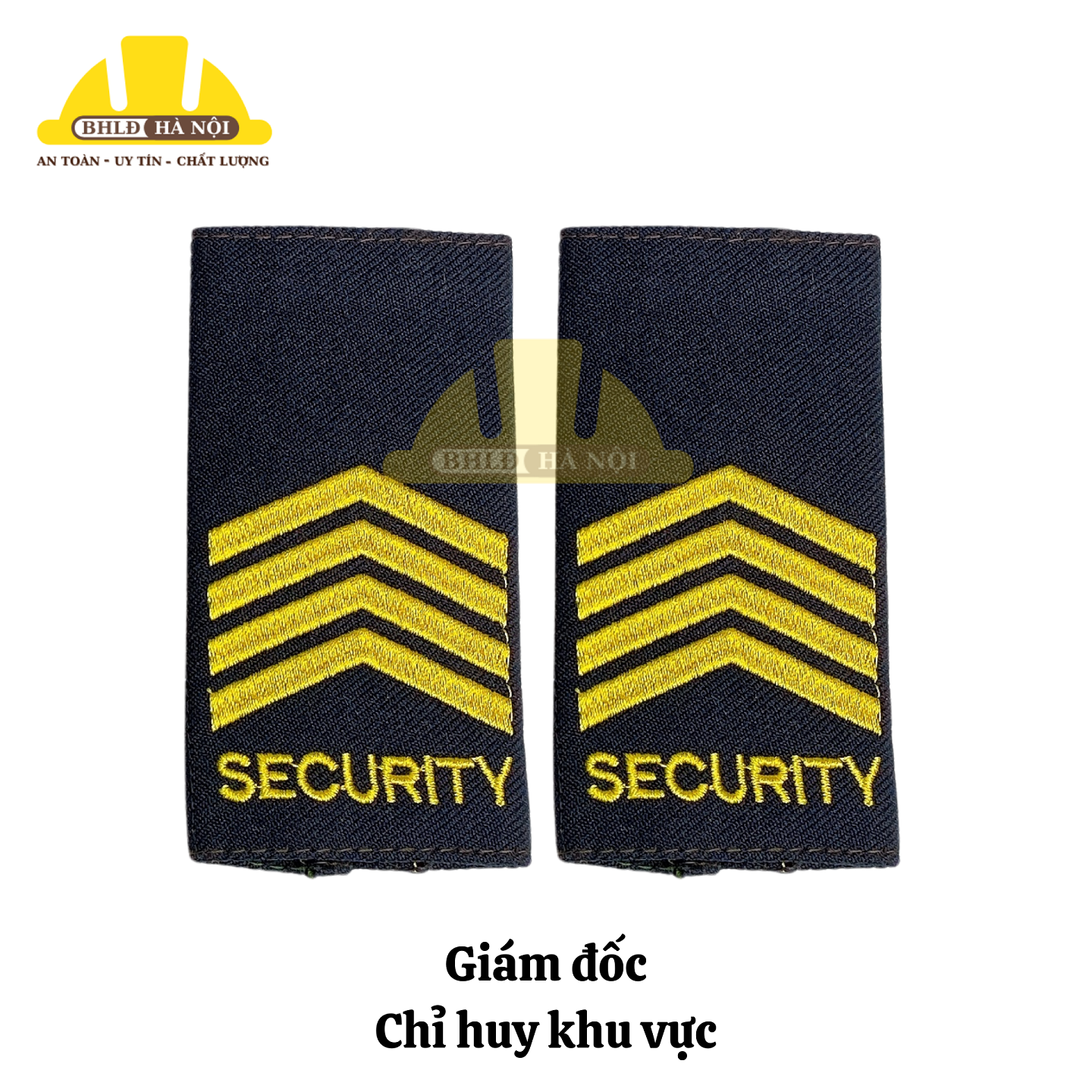 Cầu vai ống bảo vệ  thêu SECURITY