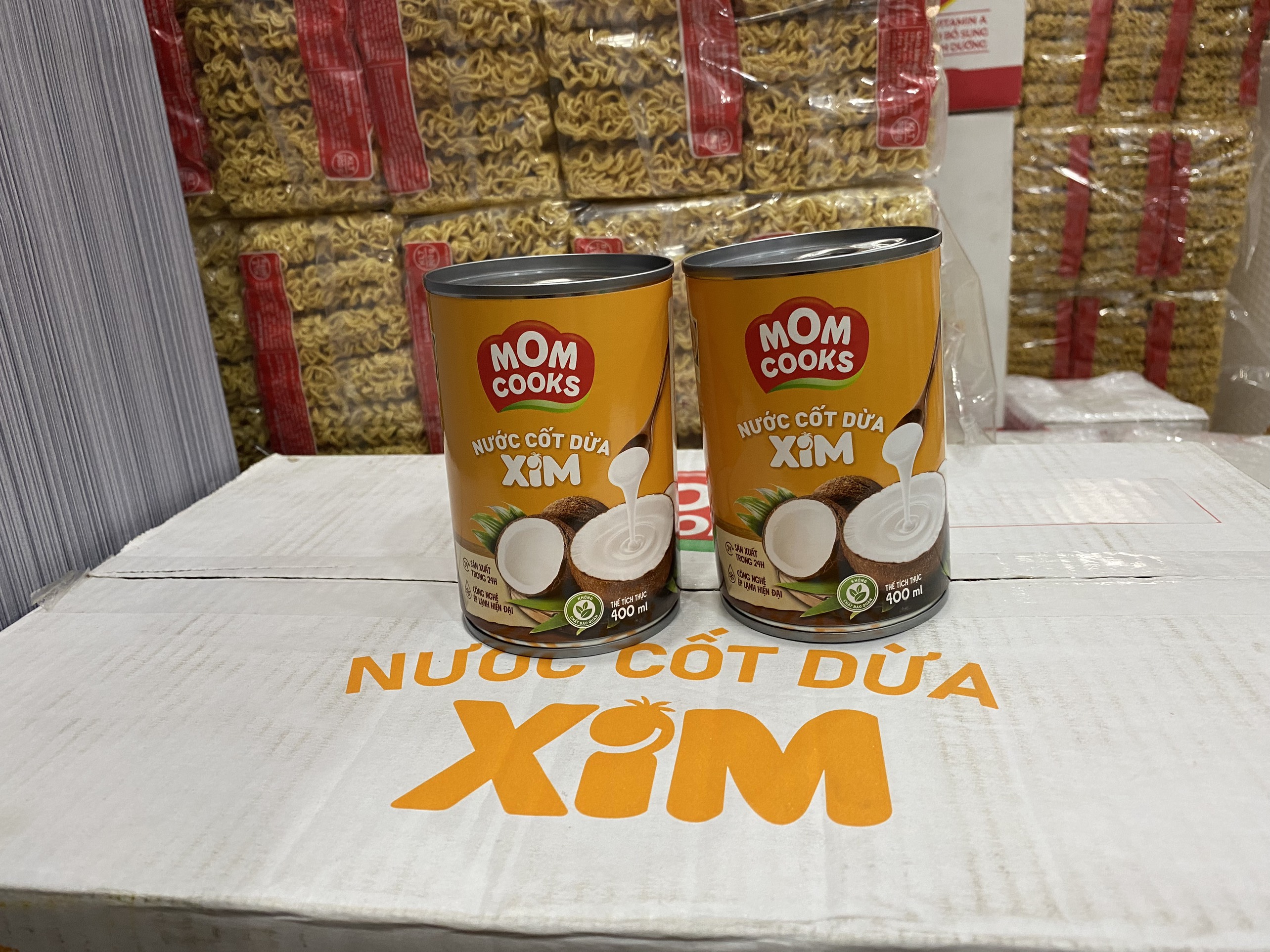 Nước cốt dừa Xim Mom cooks lon 400ml