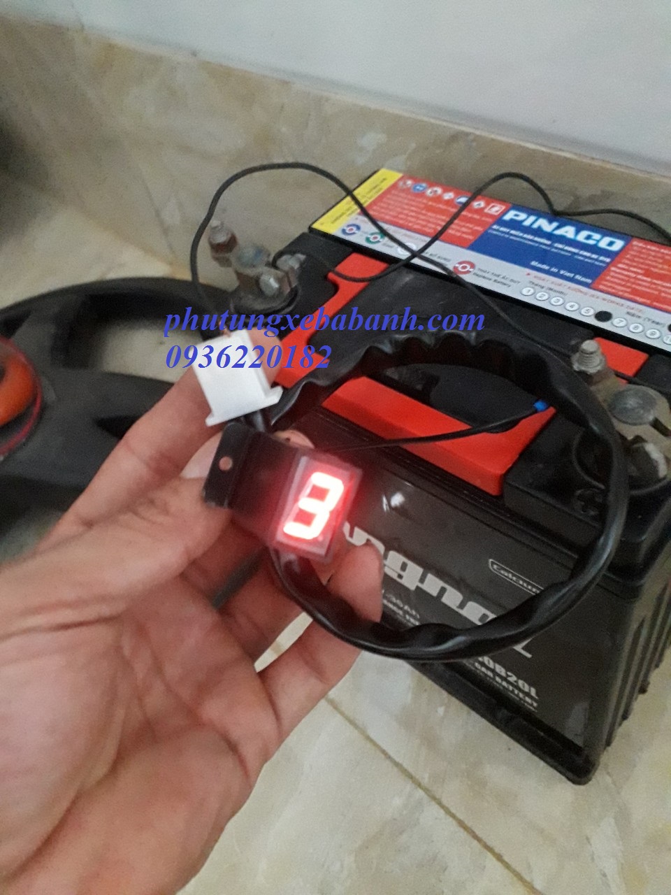 Đồng hồ báo số xe ba gác