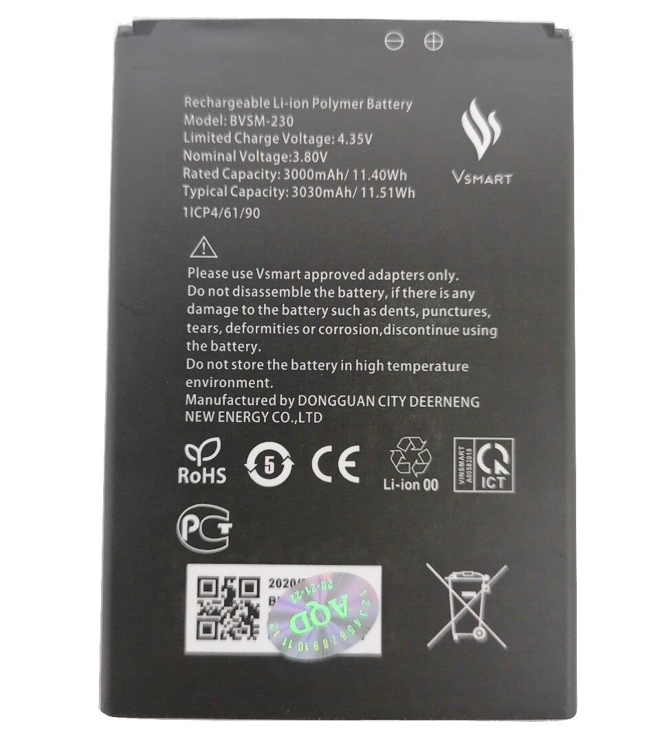 [HCM]Pin cho điện thoại Vsmart Bee 3/ BVSM 230 pin zin phụ kiện