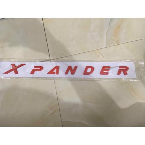 TEM CHỮ DÁN XPANDER  MẠ CROM LOẠI 1