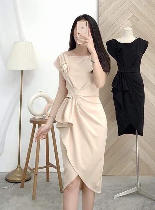 Đầm nữ xếp ly eo siêu dễ thương