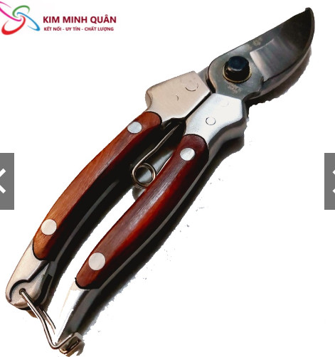 Kéo cắt cành 210mm made in japan cán ốp gỗ cao cấp