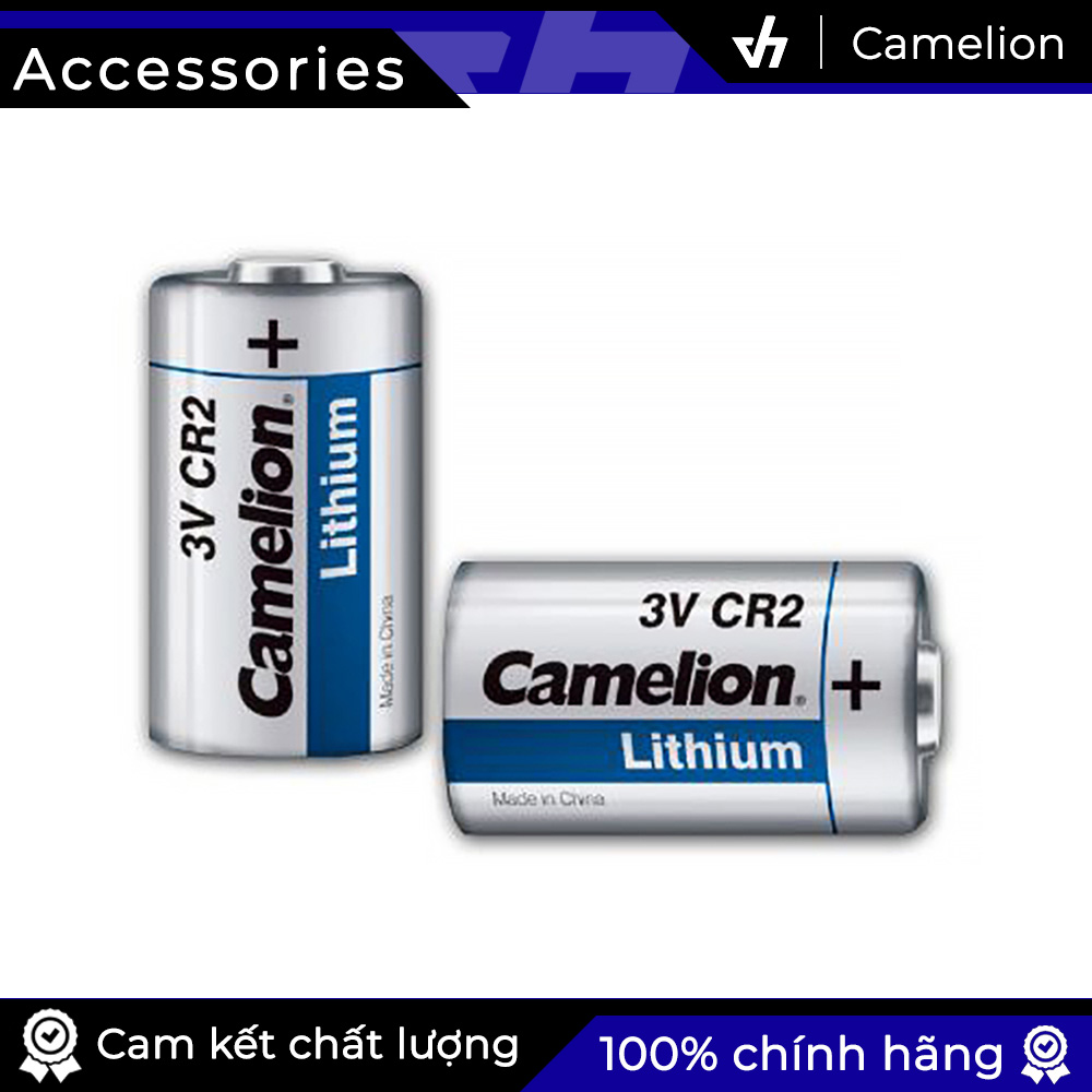 Pin Camelion CR2 lithium 3V - Pin dạng thỏi nhỏ