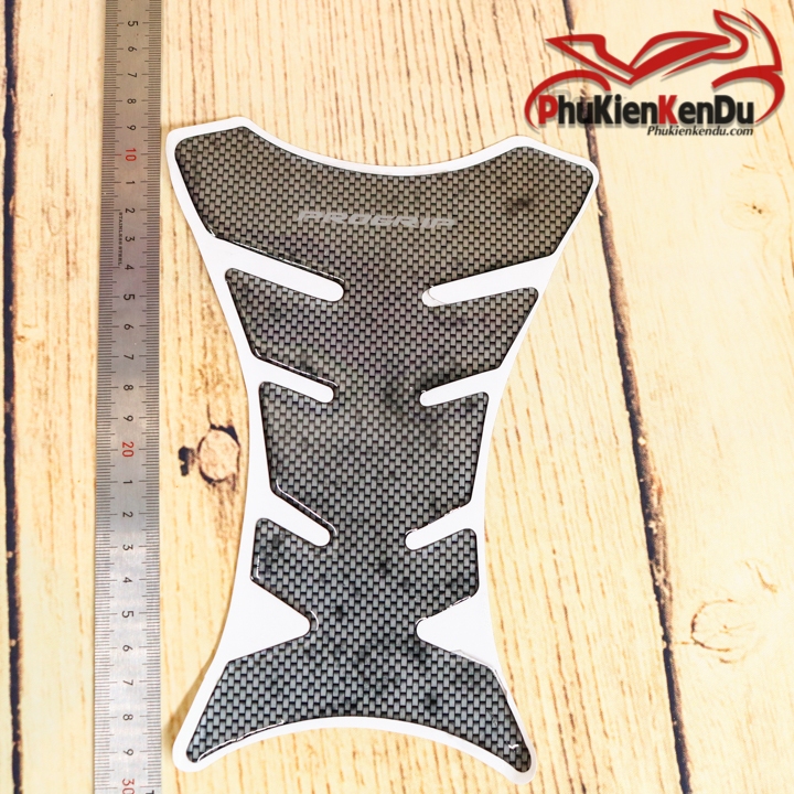 Tem Decal, tem xương cá vân carbon cao cấp dán chống bình xăng trầy, ốp bình xăng xe máy, ô tô, mô tô PKL - SPIRIT BEAST