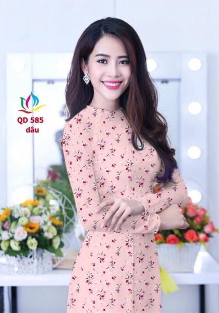 [HCM]Vải áo dài hoa nhí