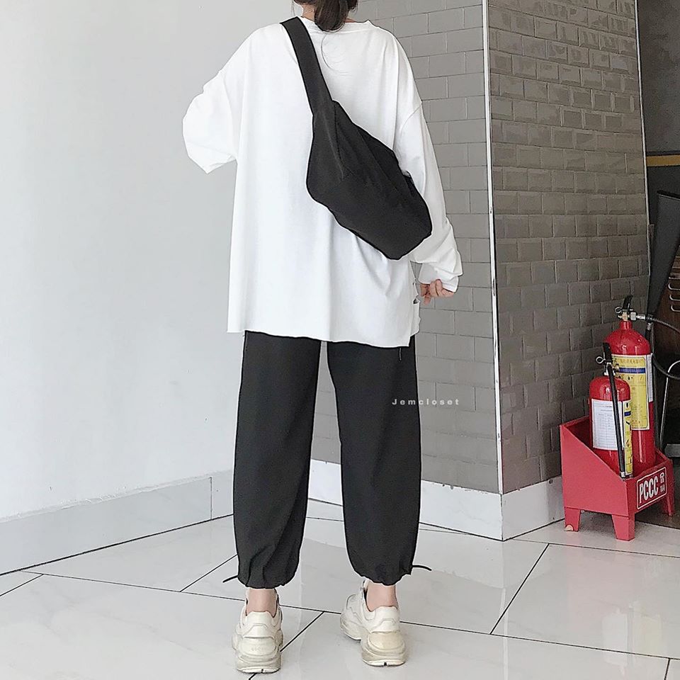 SET ÁO COS QUẦN RÚT DÂY EO CÁ TÍNH  / SET QUẦN BOM UNISEX