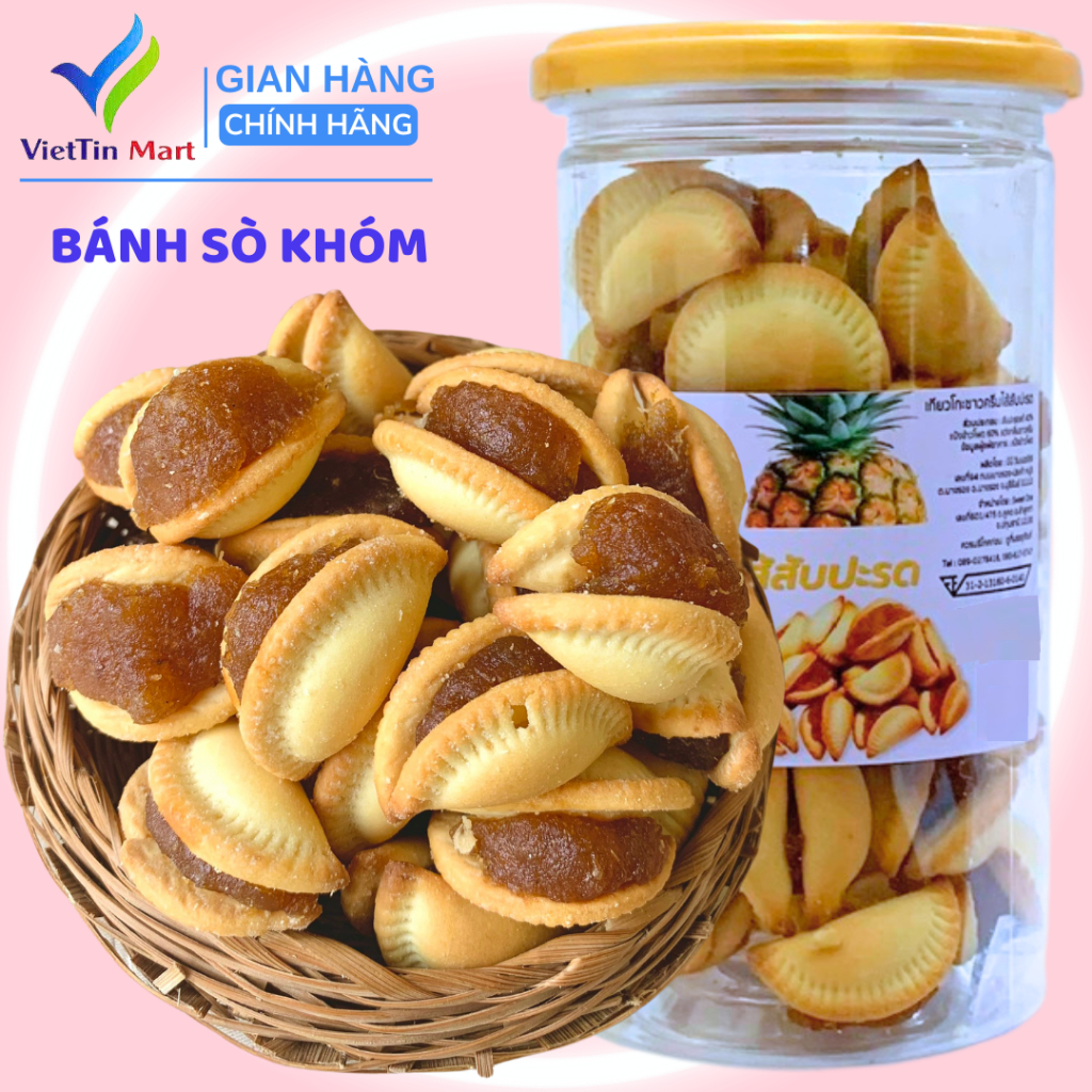 Bánh Sò Khóm Viettin Mart 350g