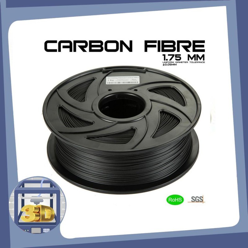 Bảng giá Cuộn nhựa in 3D sợi cacbon CF - PLA 1.75mm - Cacbon Fiber 1kg Phong Vũ