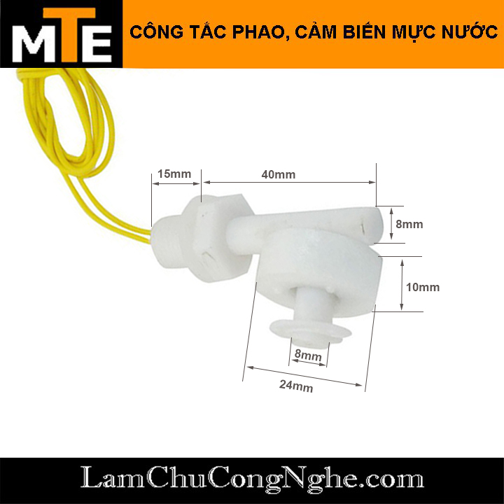 Công tắc phao cảm biến mực nước, chất lỏng điện tử